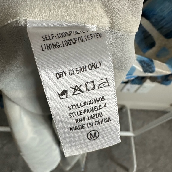 Buddy Love Pamela Maxi Dress in Santorini Print Blue With Gold Thread Medium - Picture 6 of 7